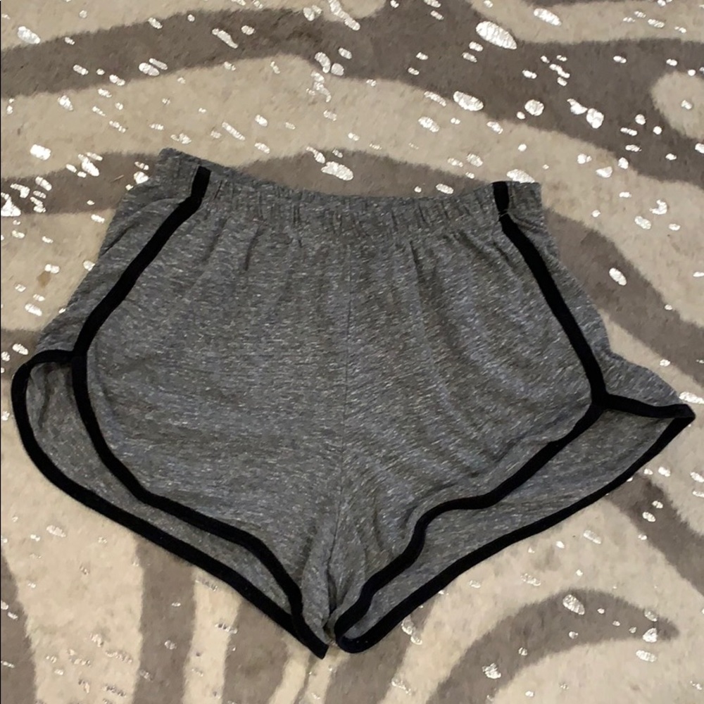 Grey and black Brandy Melville shorts!